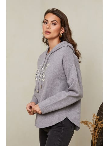 Soft Cashmere Hoodie grijs