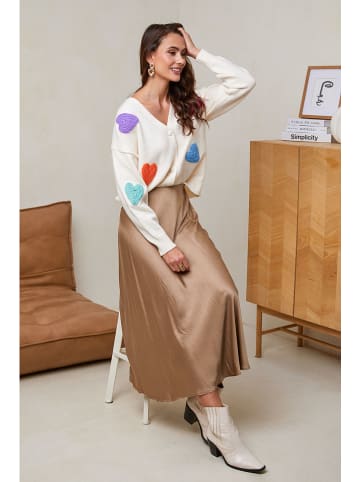 Soft Cashmere Kardigan w kolorze kremowym