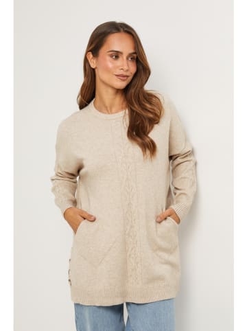 Soft Cashmere Sweter w kolorze szarobrązowym