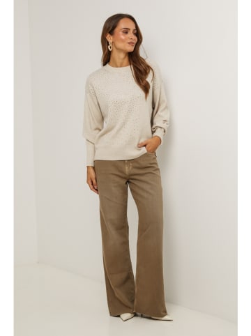 Soft Cashmere Pullover in Beige