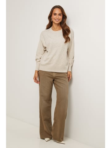 Soft Cashmere Sweter w kolorze beżowym