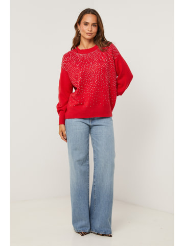 Soft Cashmere Pullover in Rot