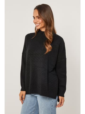 Soft Cashmere Rollkragenpullover in Schwarz