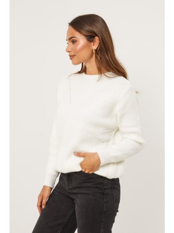 Soft Cashmere Pullover in Weiß