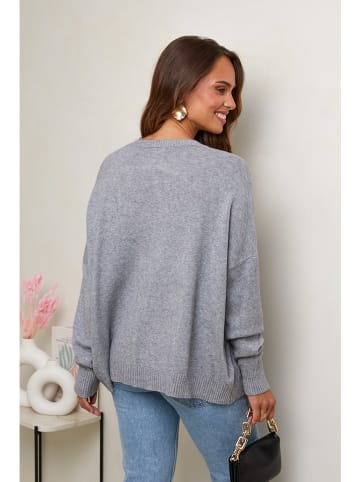 Soft Cashmere Trui grijs