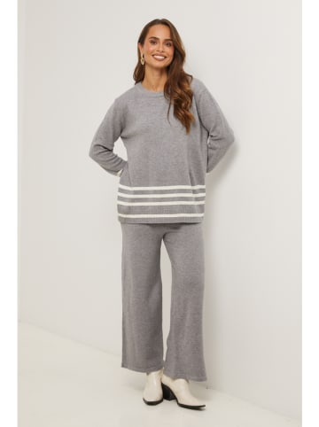 Soft Cashmere 2-delige outfit grijs