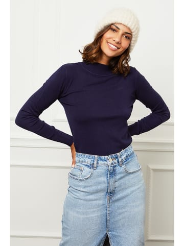 Soft Cashmere Sweter w kolorze granatowym