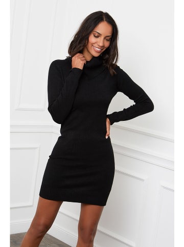 L'armoire de Suzette Sukienka dzianinowa w kolorze czarnym