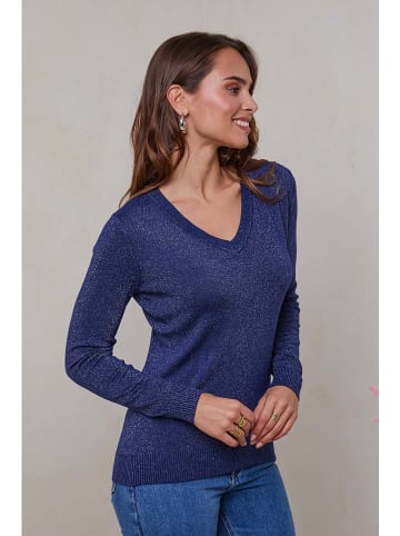 Soft Cashmere Trui blauw