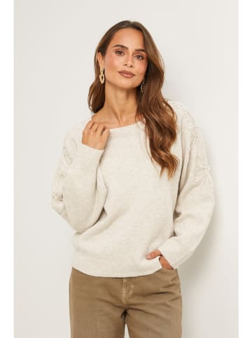 Soft Cashmere Pullover in Creme