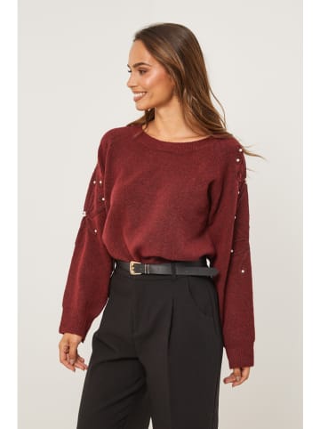 Soft Cashmere Pullover in Bordeaux