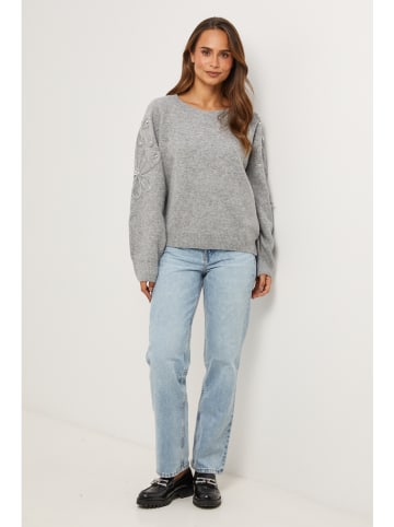 Soft Cashmere Sweter w kolorze szarym