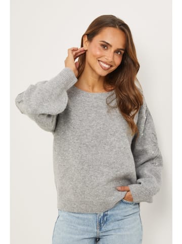 Soft Cashmere Trui grijs