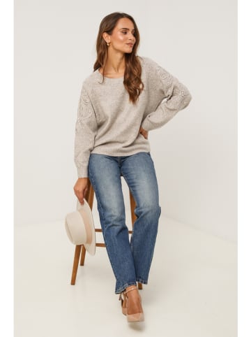 Soft Cashmere Trui taupe