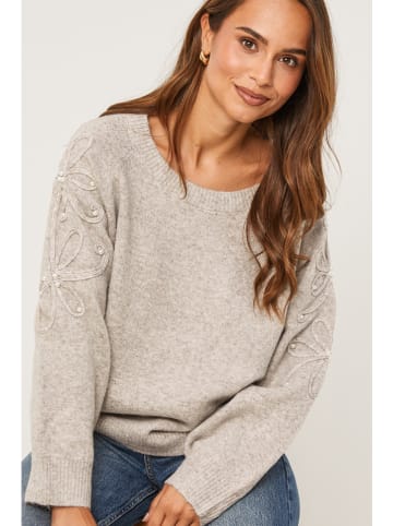 Soft Cashmere Sweter w kolorze szarobrązowym