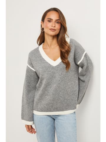 Soft Cashmere Pullover in Grau