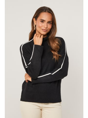 Soft Cashmere Rollkragenpullover in Schwarz