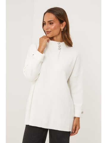 Soft Cashmere Sweter w kolorze białym