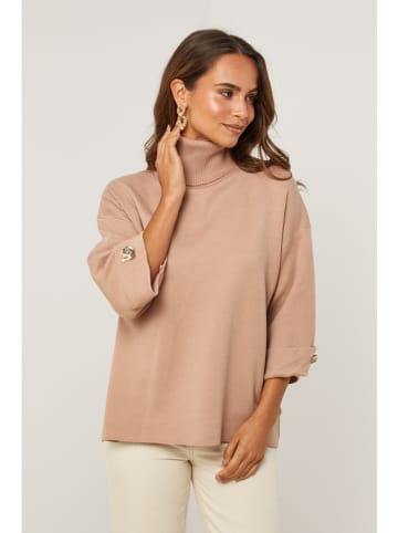 Soft Cashmere Golf w kolorze beżowym