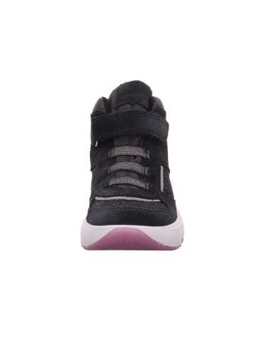 superfit Leder-Sneakers "Melody" in Schwarz