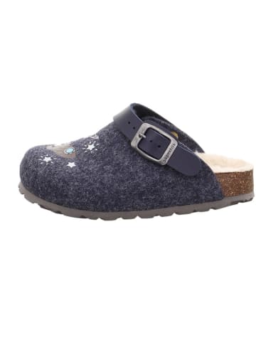 superfit Clogs "Fussbettpantoffel" in Dunkelblau