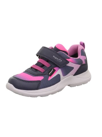 superfit Leren sneakers "Rush" roze/donkerblauw