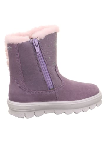 superfit Leder-Winterstiefel "Flavia" in Lila