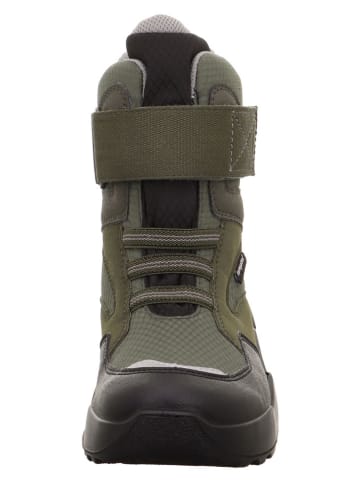 superfit Leder-Winterboots "Rocket" in Khaki