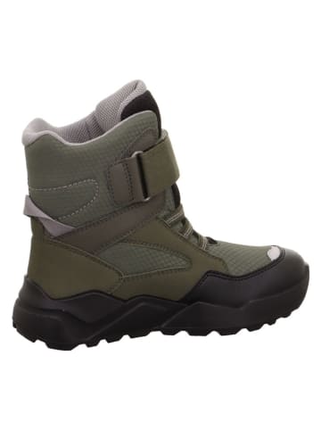superfit Leder-Winterboots "Rocket" in Khaki
