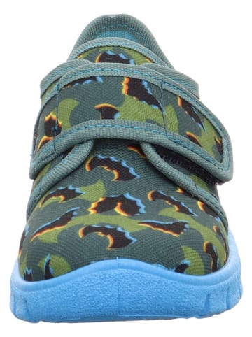 superfit Hausschuhe "Bobby" in Blau/ Grün