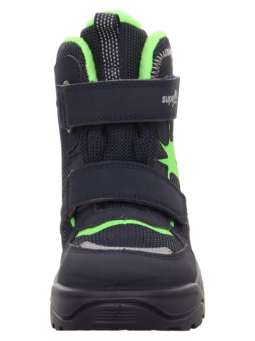 superfit Leder-Winterboots "Snow Max" in Dunkelblau