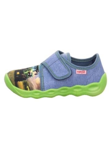 superfit Pantoffels "Bubble" blauw/groen