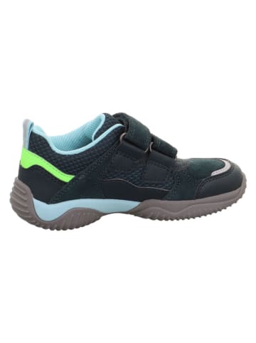 superfit Leder-Sneakers "Storm" in Dunkelblau