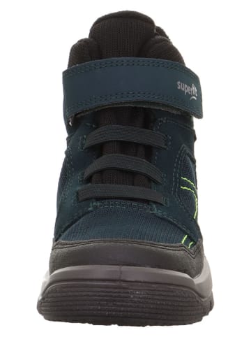 superfit Leren boots "Mars" donkerblauw/zwart