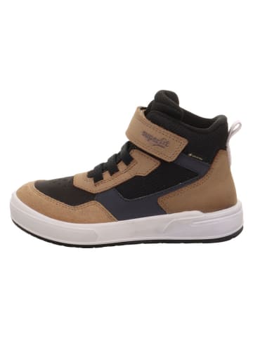 superfit Skórzane sneakersy "Maverick" w kolorze brązowym