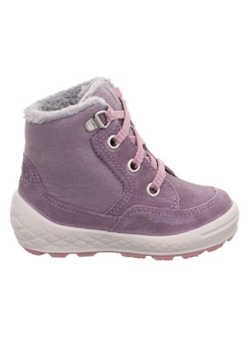 superfit Leder-Winterboots "Groovy 2.0" in Lila