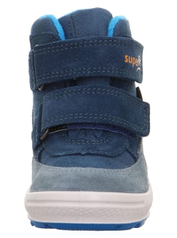 superfit Leder-Winterboots "Groovy 2.0" in Blau