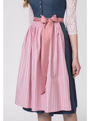 Stockerpoint Dirndl "Marina" in Dunkelblau/ Rosa