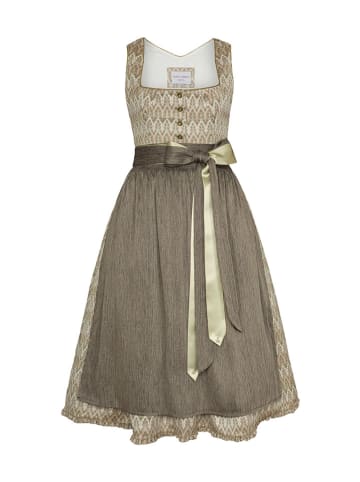 Alpenfee Dirndl ''Tinka'' in Beige/ Braun