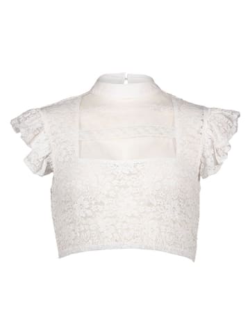 Almsach Dirndlbluse in Weiß