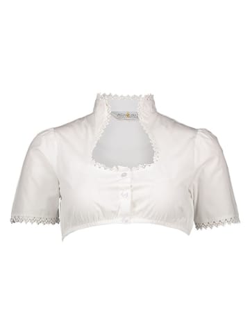 Almsach Dirndlbluse in Weiß