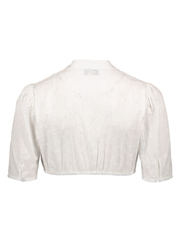 Almsach Dirndlbluse in Weiß