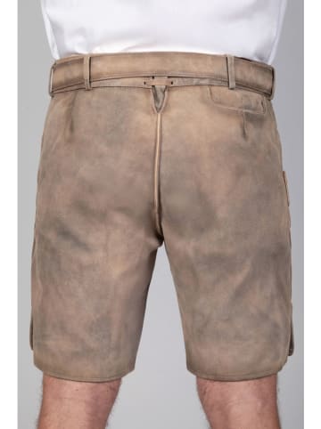 Edelnice Lederhose "Lukas" in Hellbraun