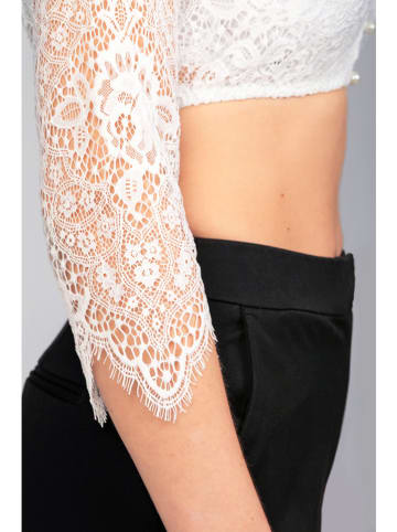 Edelnice Dirndlbluse in Weiß