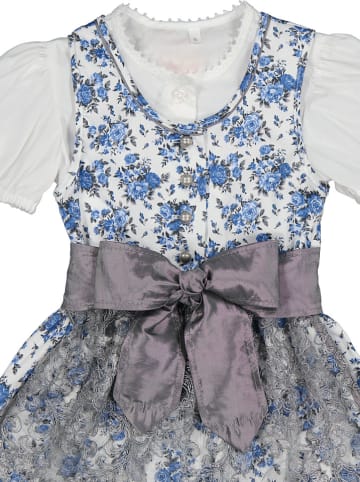 Turi Landhaus Dirndl in Blau/ Weiß