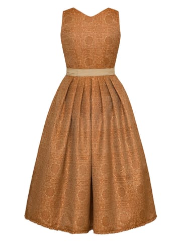 Alpenfee Dirndl ''Brina'' in Hellbraun/ Beige