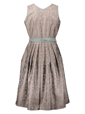 Alpenfee Dirndl ''Rose'' in Grün/ Dunkelbraun/ Rosa