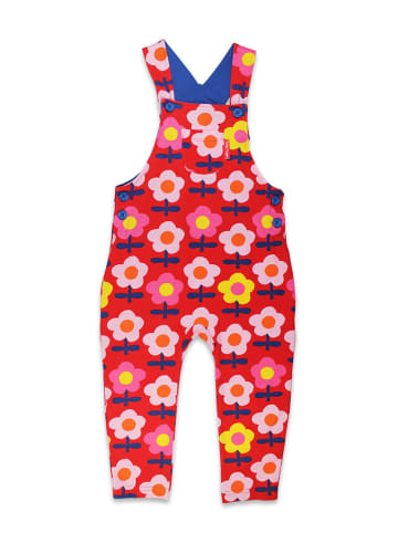 Toby Tiger Latzhose in Rot/ Bunt