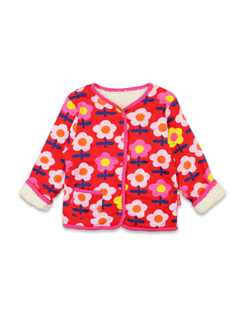 Toby Tiger Wende-Übergangsjacke in Rosa/ Bunt