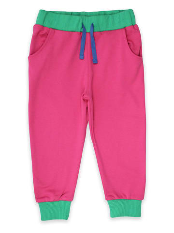 Toby Tiger Sweathose in Pink/ Grün
